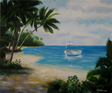 Praia - 50 x 60 - OST 